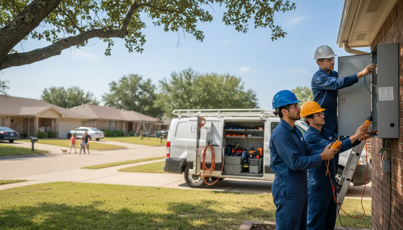 Certified electrician providing emergency electrical services in Winfall, NC